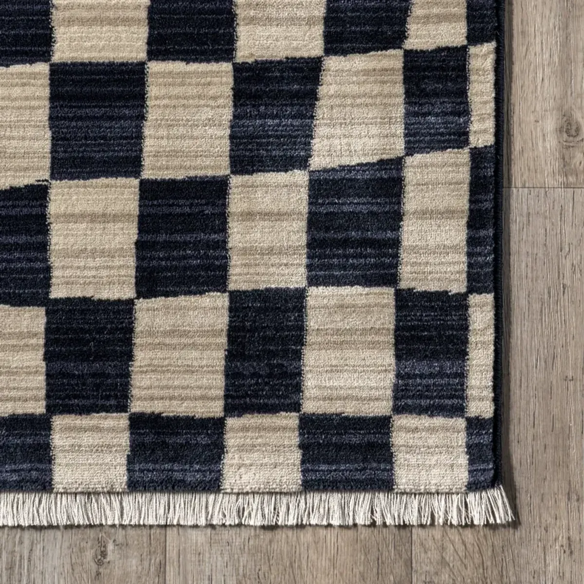 Rasali Checkered Box Rug
