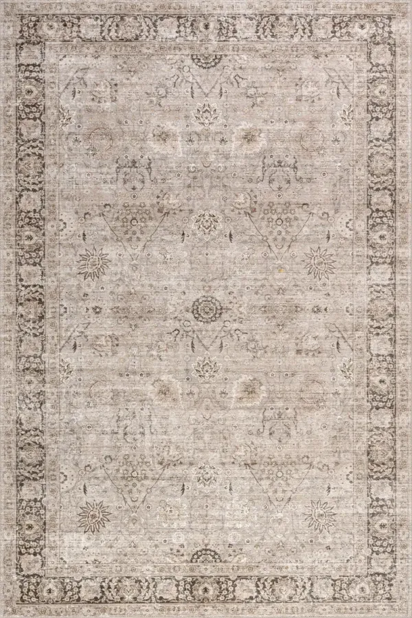 Bayberry Spill Proof Vintage Washable Rug