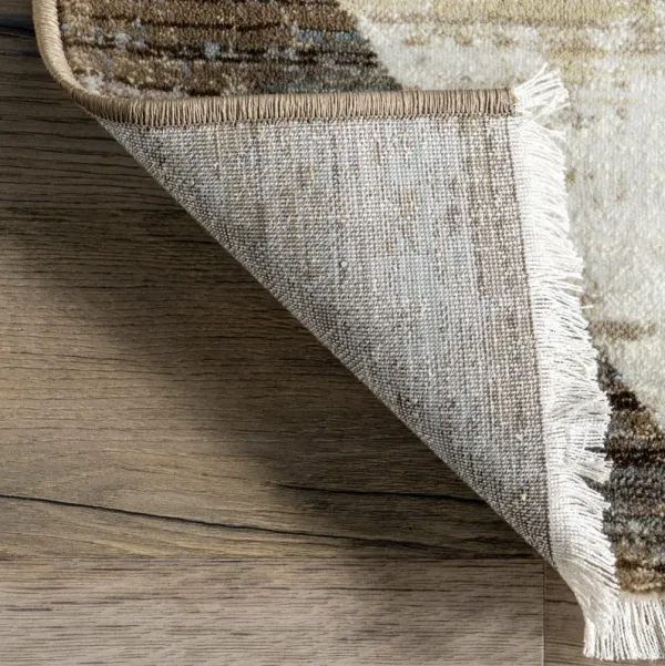 Vanni Checkered Fringed Rug