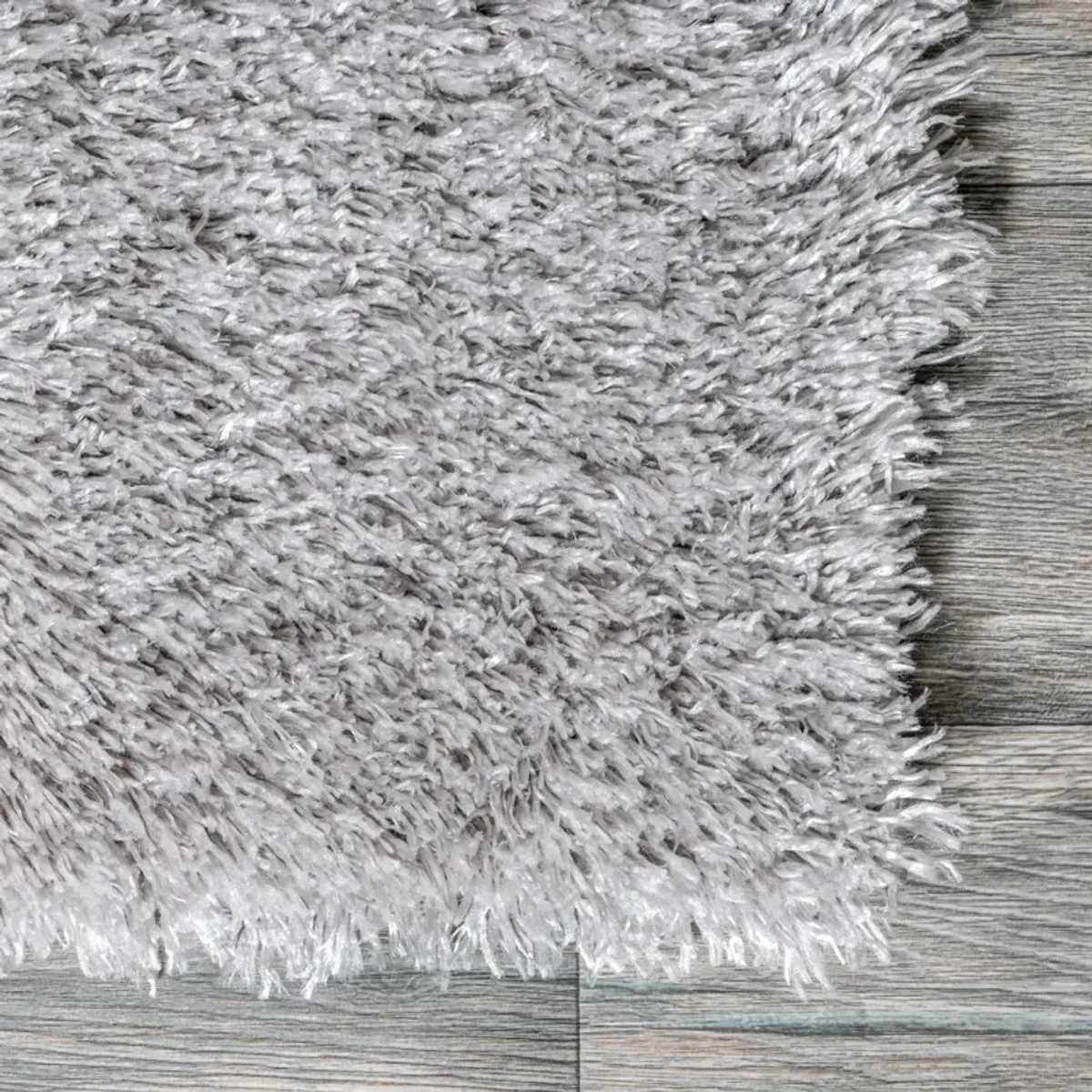 Solid Fluffy Rug