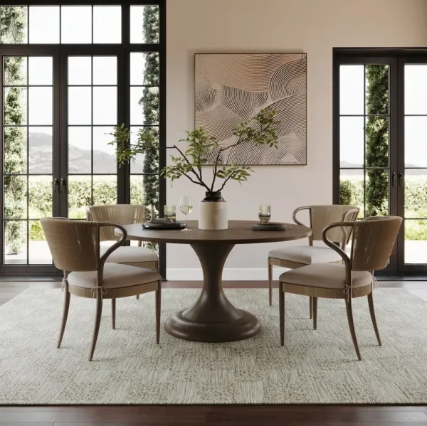 Mochaela Modern Checkered Rug