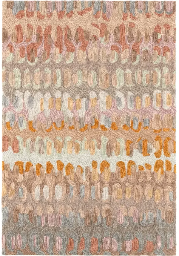 Paint Chip Hand Micro Hooked Wool Rug