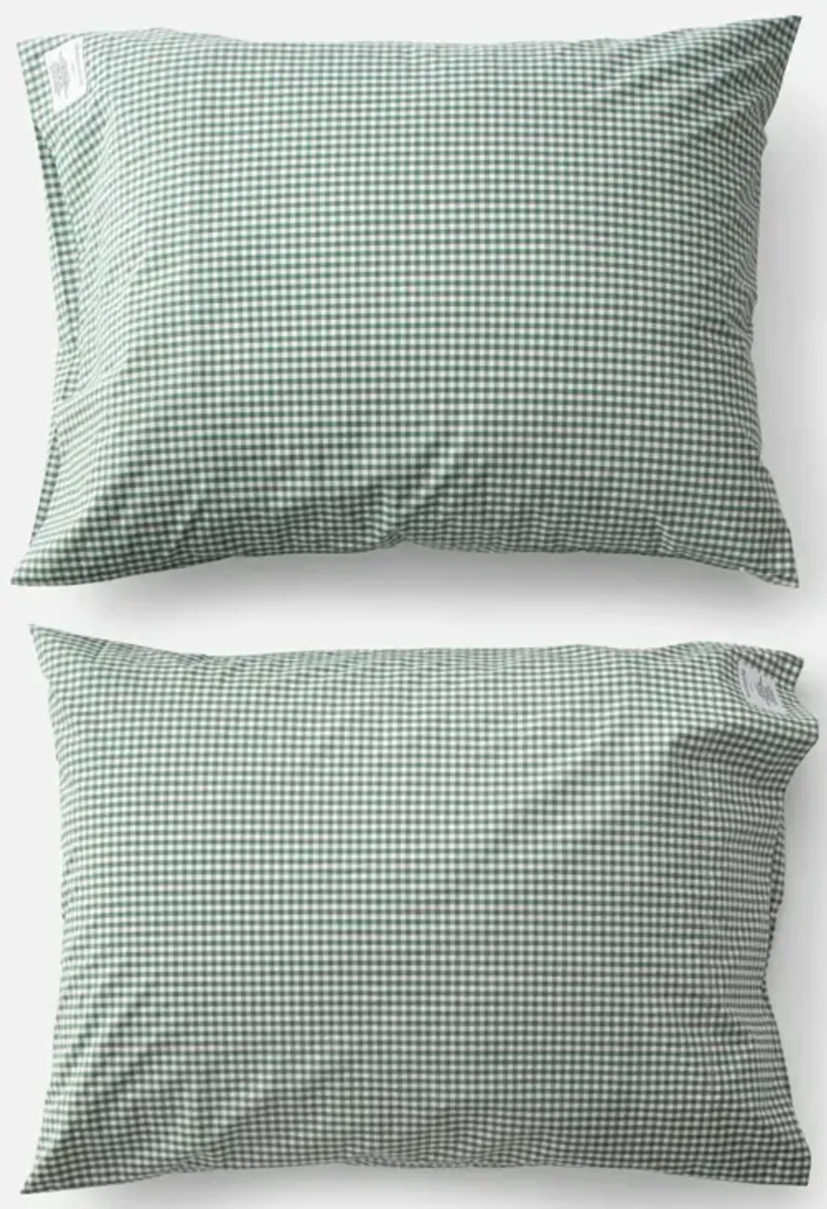 Gingham Percale Pillow Case, Set of 2
