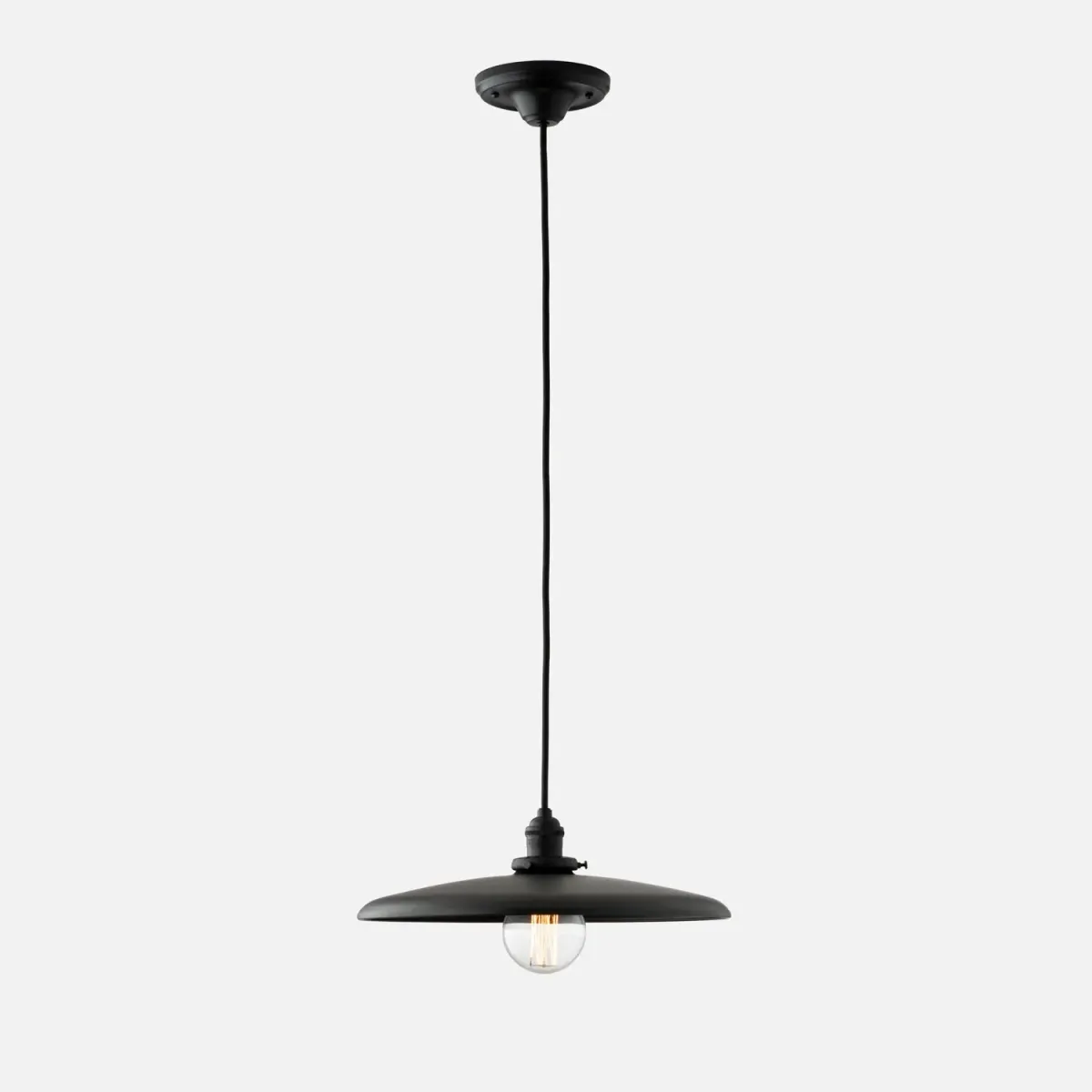 Agnes 2.25" Pendant - True Black