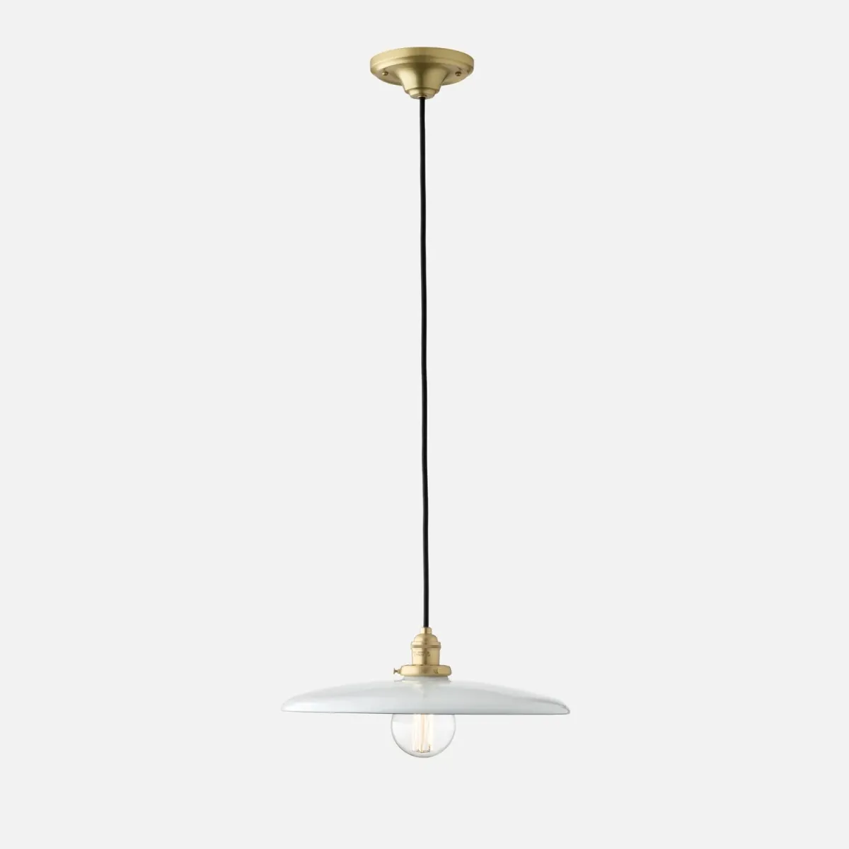 Agnes 2.25" Pendant - Natural Brass