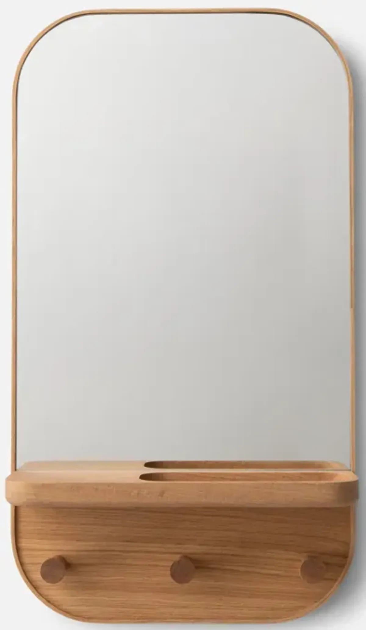 Oak Caddy Mirror