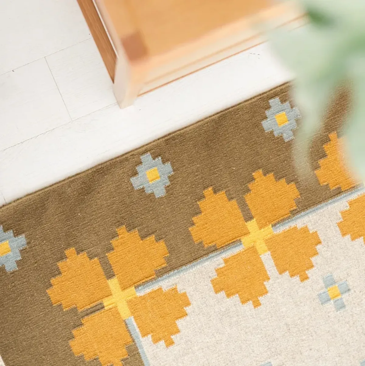 Flora Wool Flatweave Rug