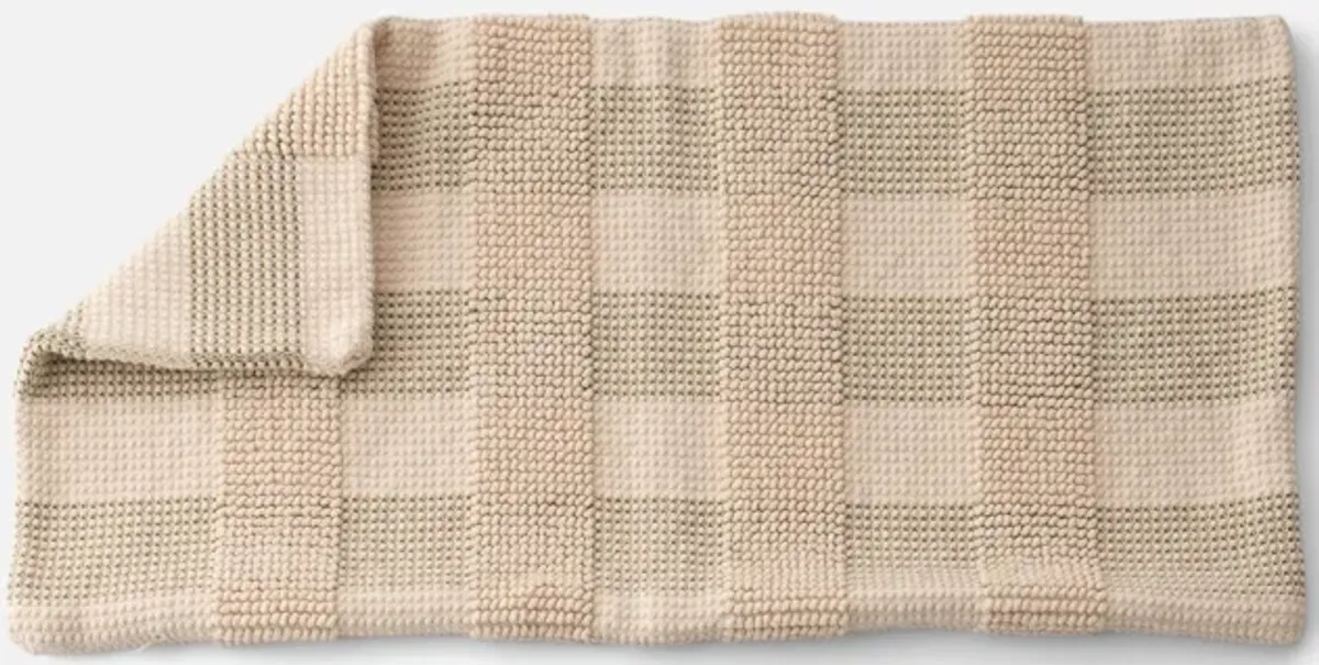 Popcorn Plaid Pillow