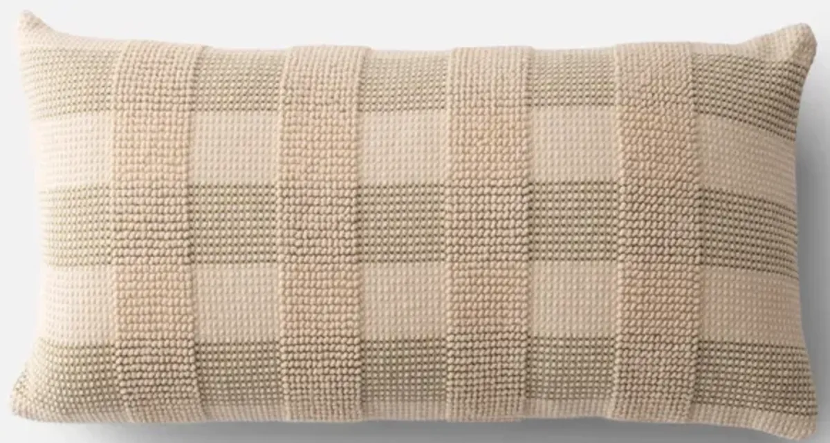 Popcorn Plaid Pillow