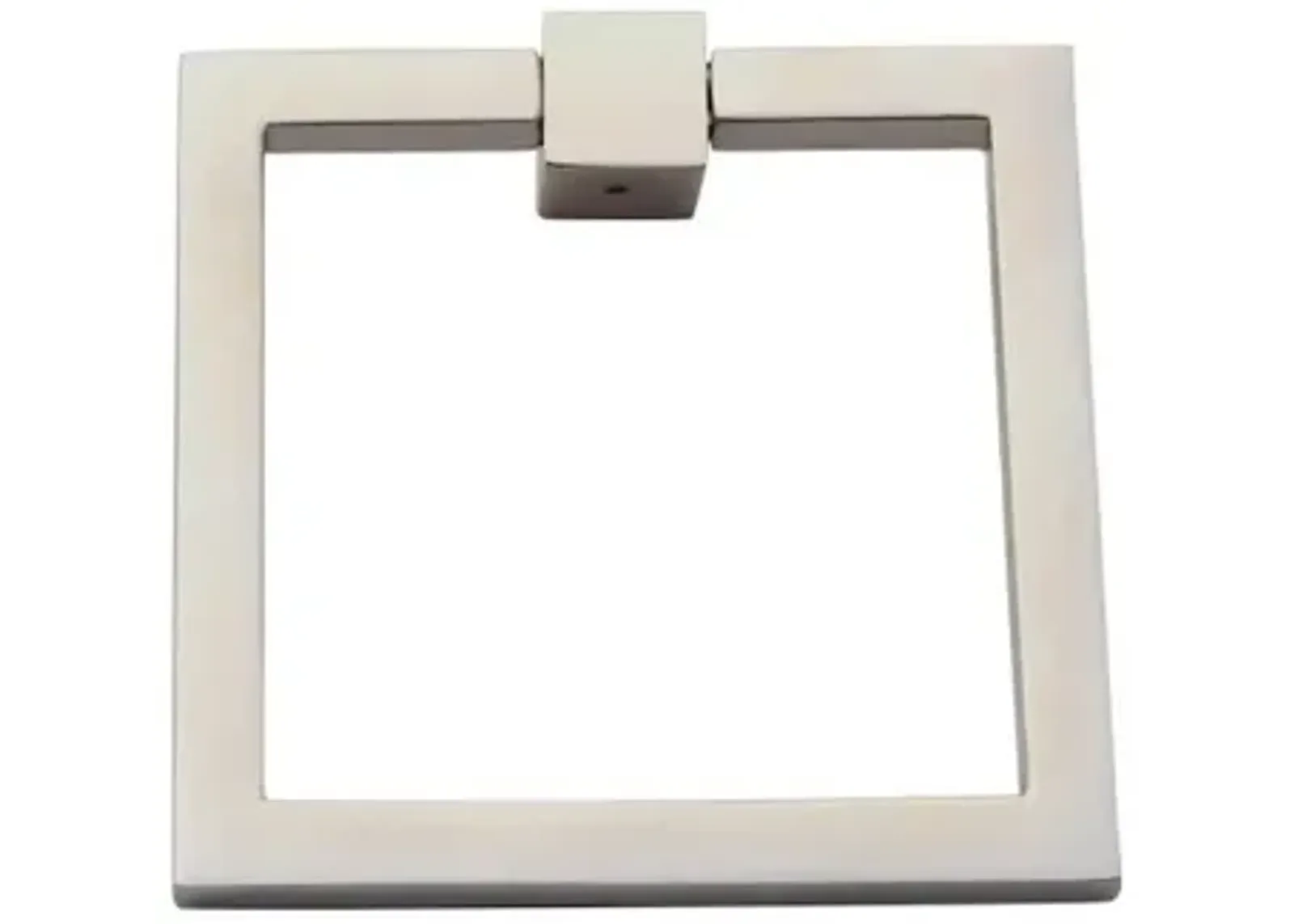 2" Square Ring Pull - Satin Nickel