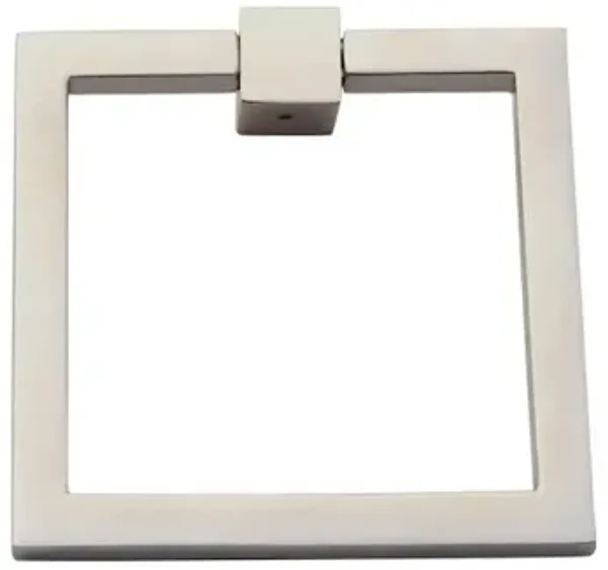 2" Square Ring Pull - Satin Nickel