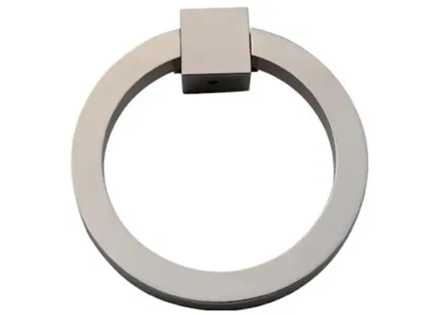 4" Round Ring Pull - Satin Nickel