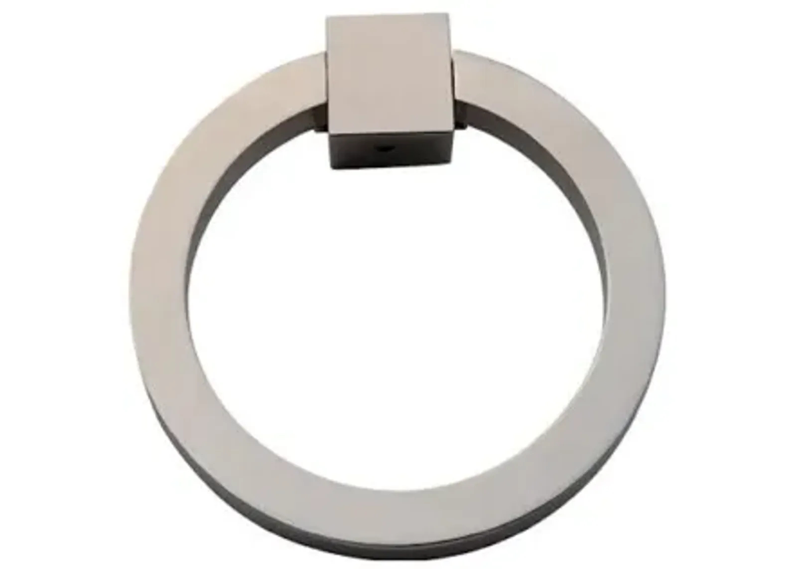 4" Round Ring Pull - Satin Nickel