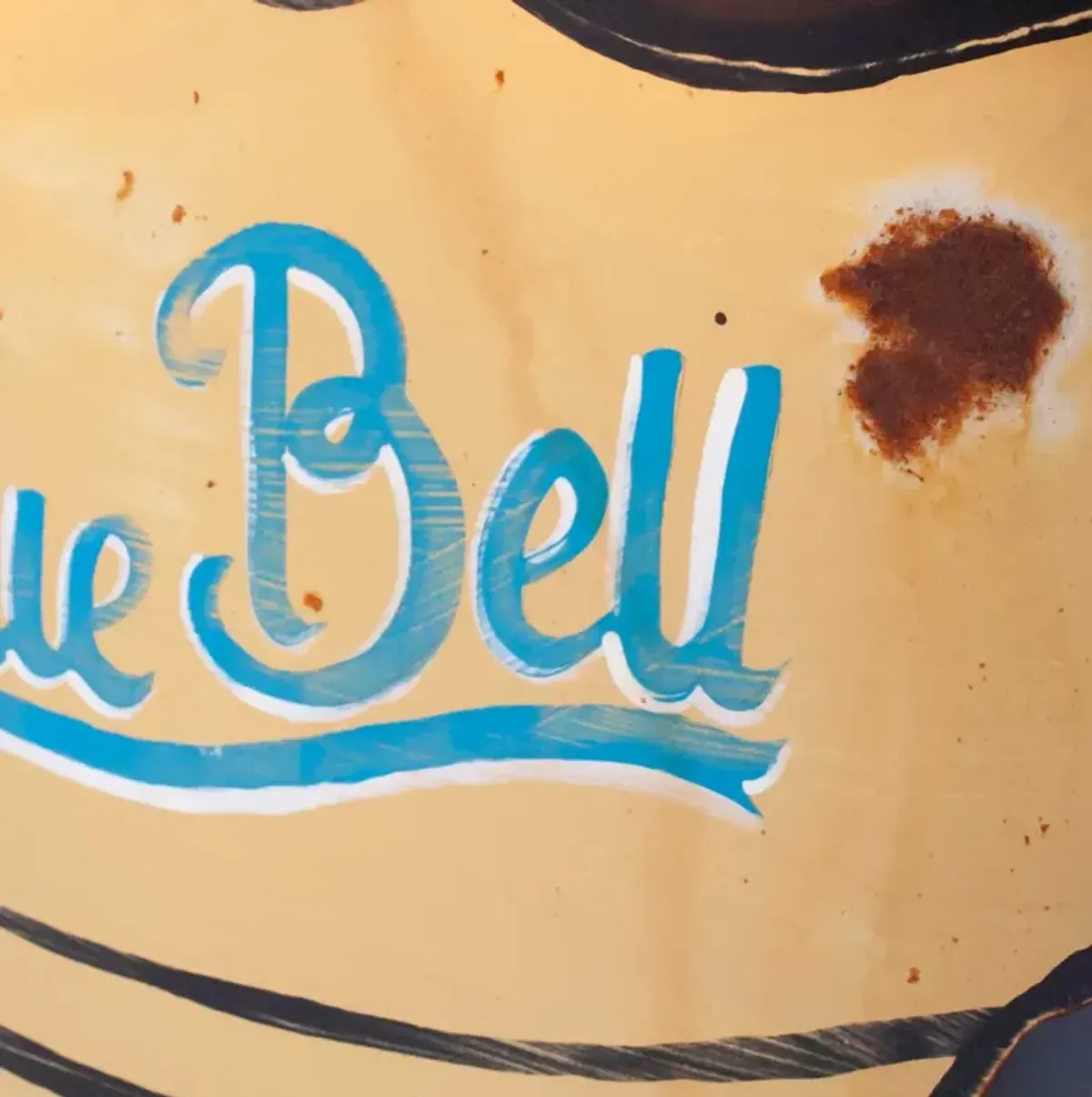 Blue Bell Ice Cream Sign