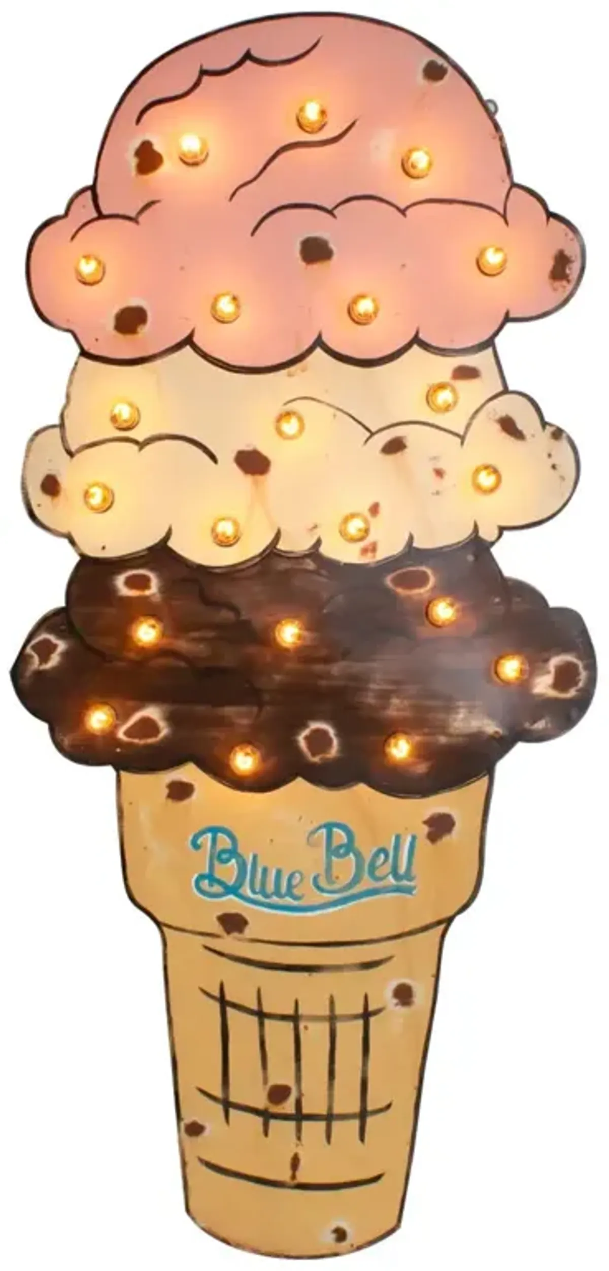 Blue Bell Ice Cream Sign