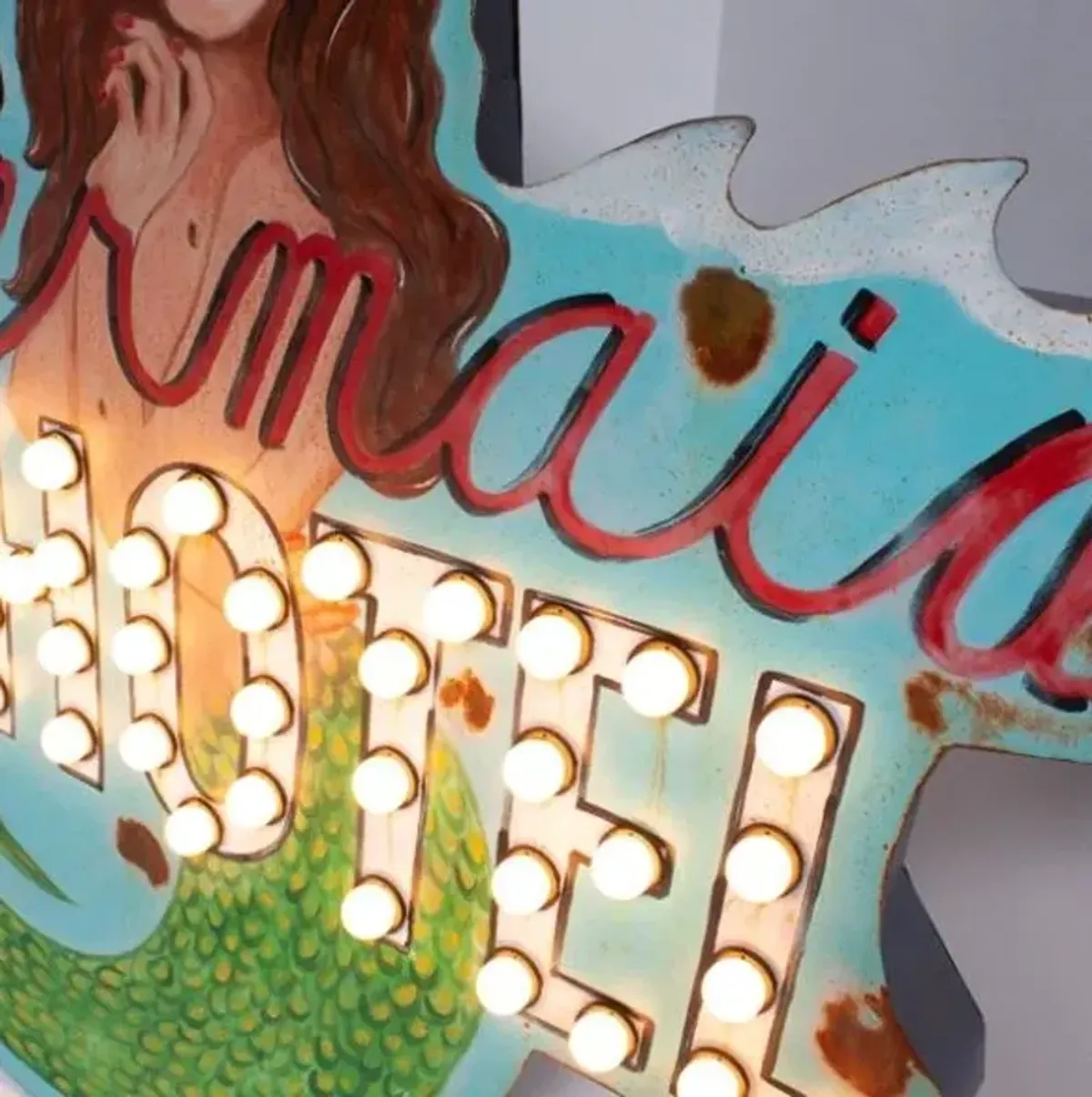 Mermaid Hotel Sign