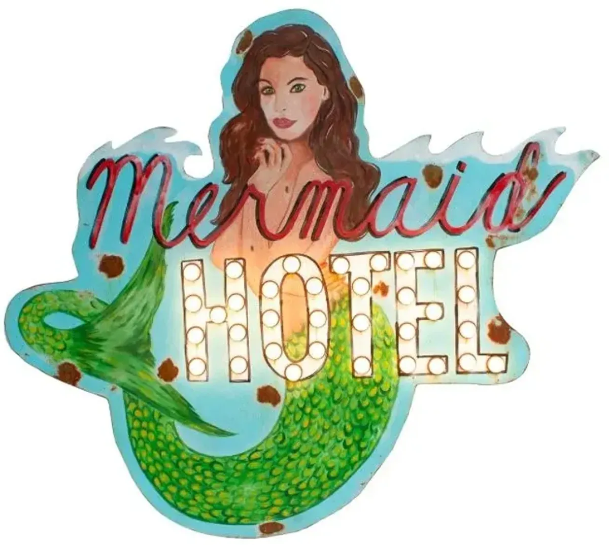 Mermaid Hotel Sign