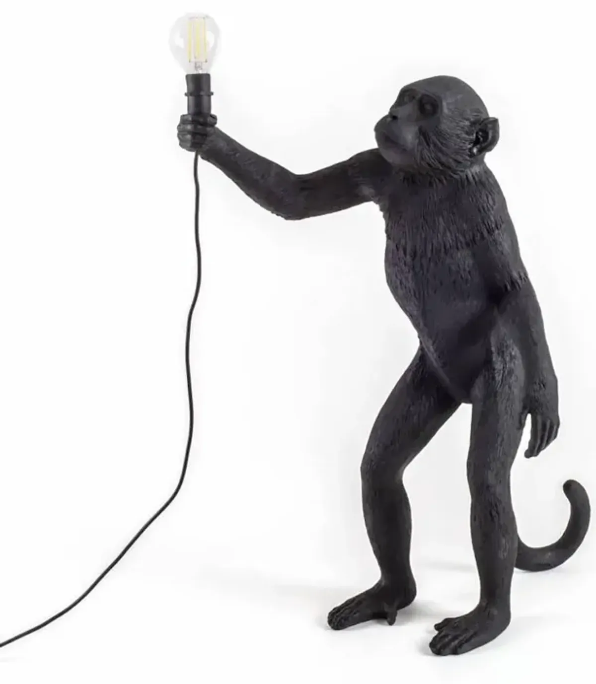 Monkey Lamp - Standing Black By Seletti