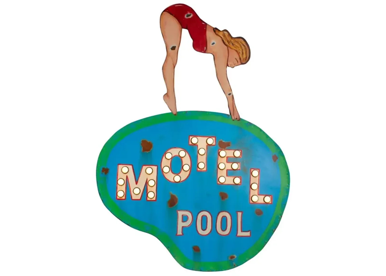 Motel Pool Sign