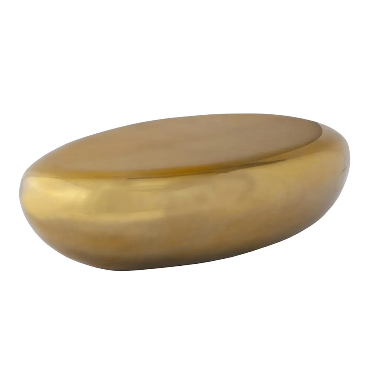 River Stone Coffee Table - Gold