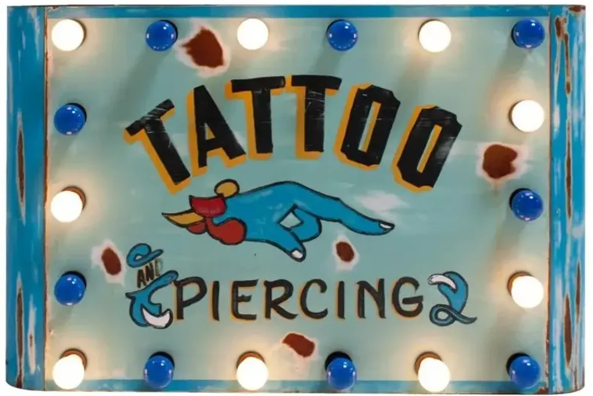 Tattoo Piercing Sign