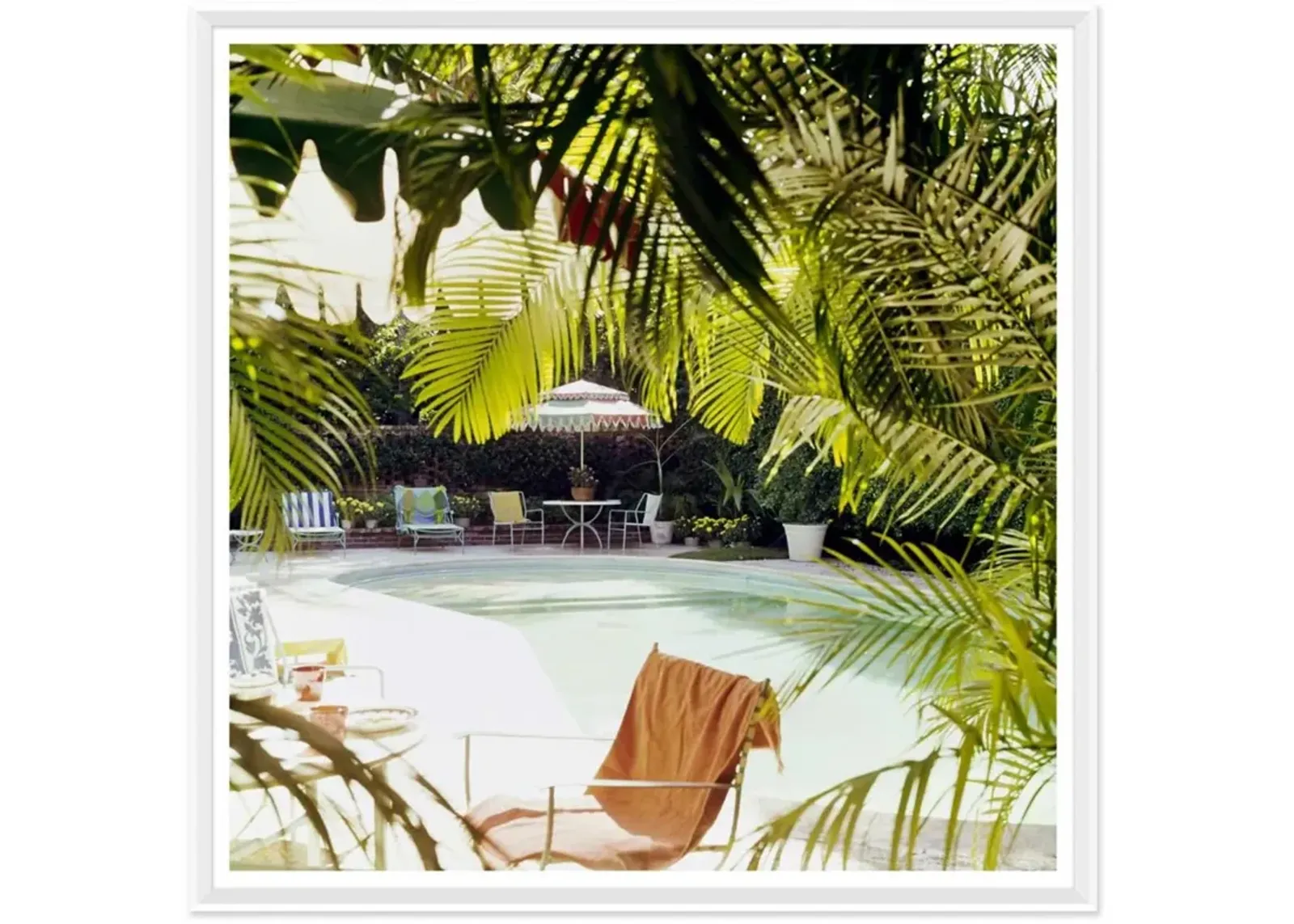 Vogue Magazine 'Swimming Pool at Lilly Pulitzer's' by Horst P Horst, January 1975