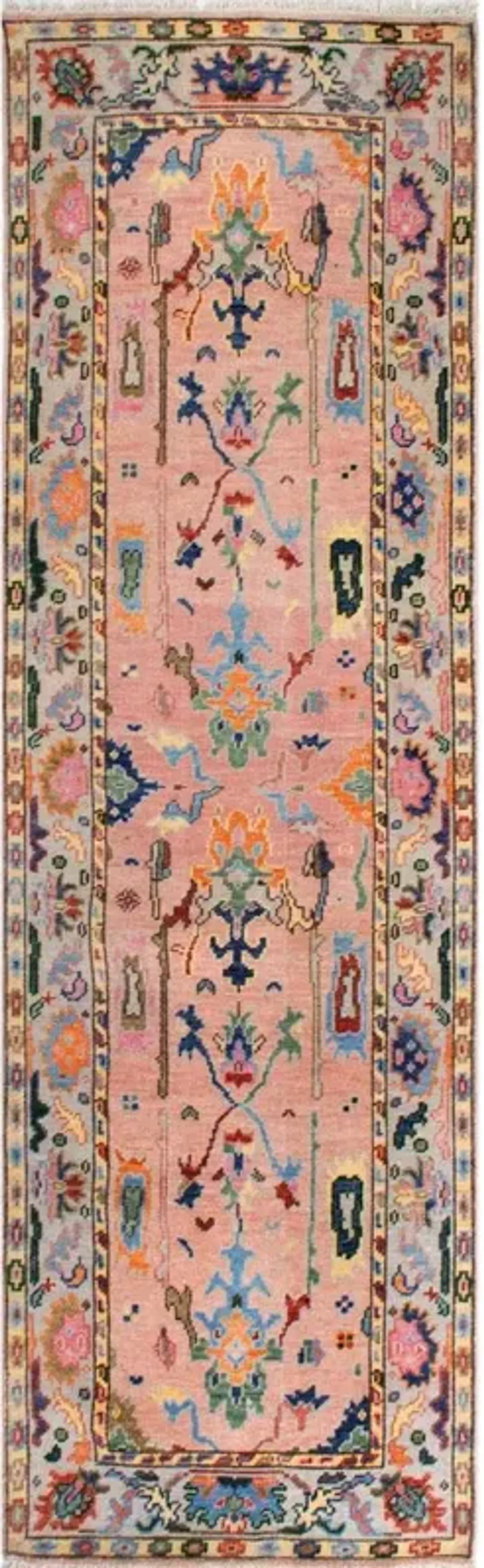 Caroline Turkish Knot Runner Rug