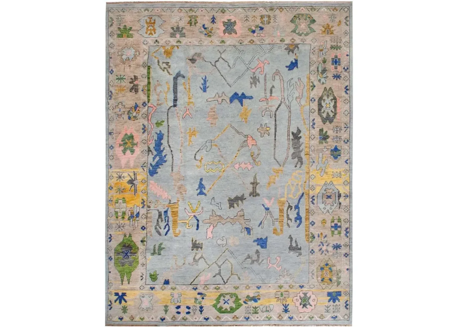 Margot Pastel Turkish Knot Rug