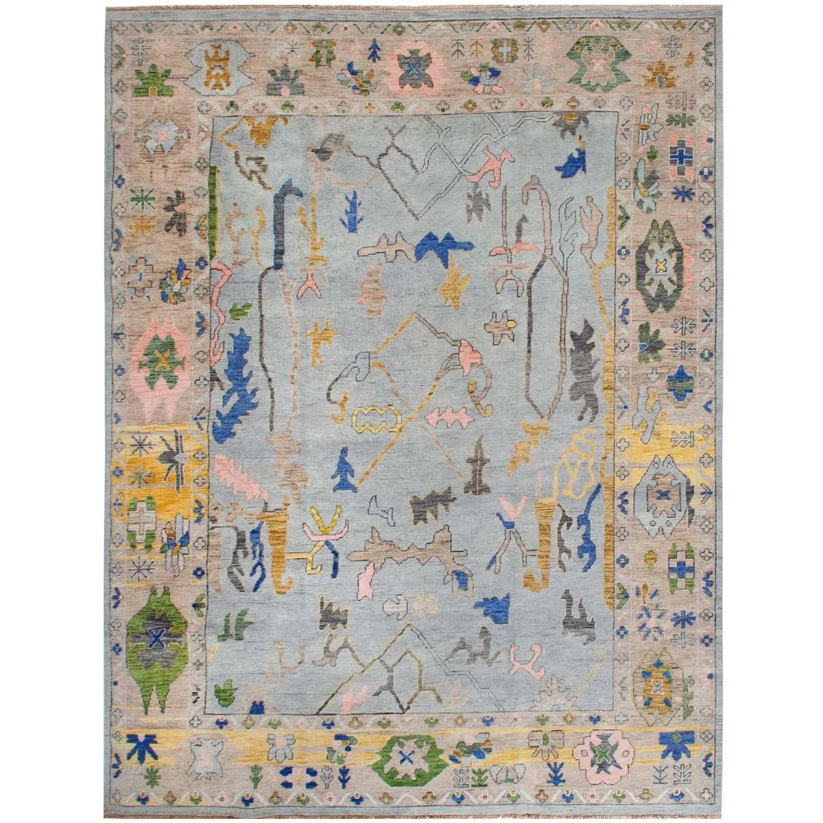 Margot Pastel Turkish Knot Rug