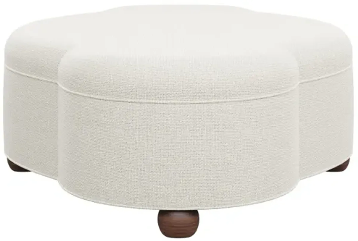 Custom Trefoils Ottoman