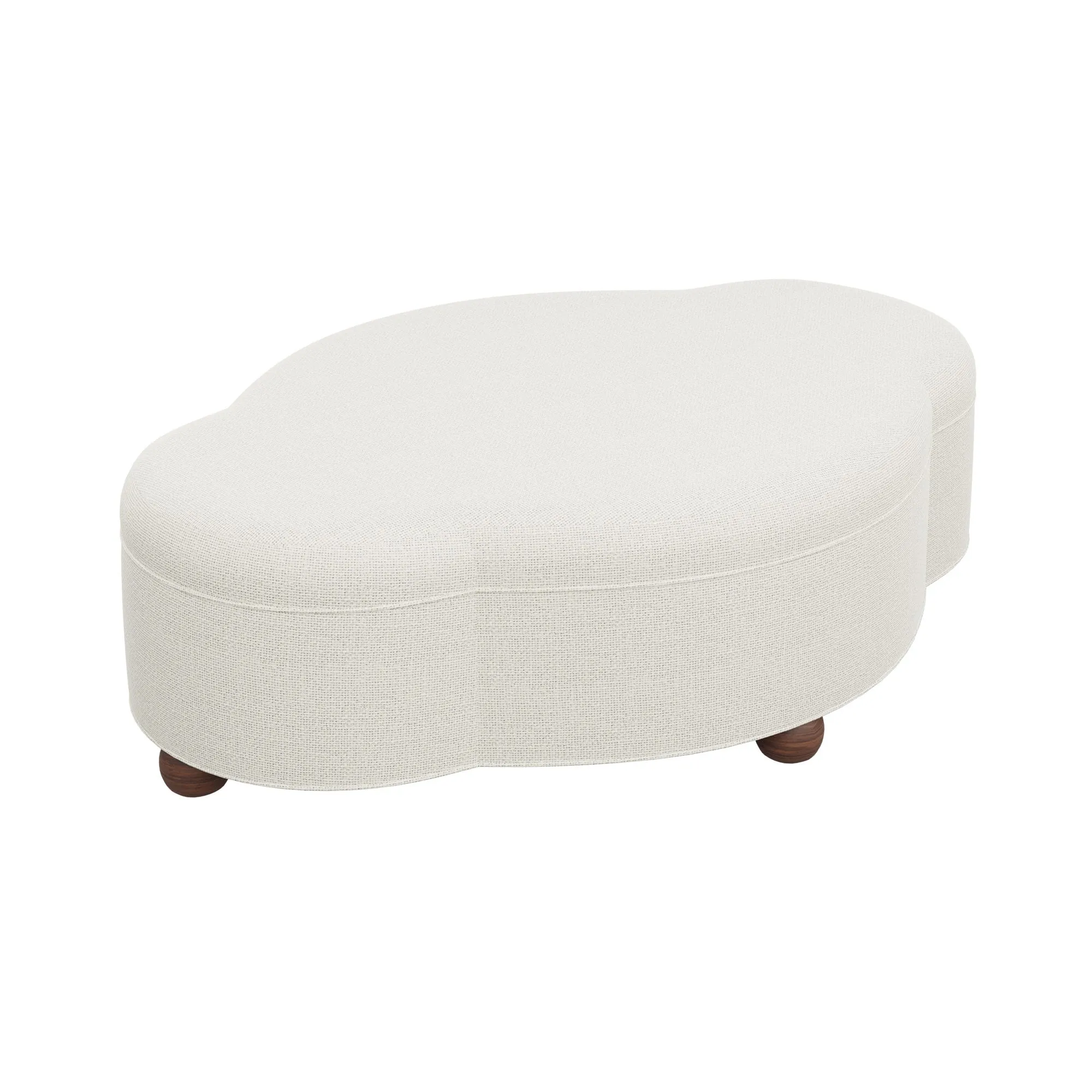 Custom Trefoils Ottoman