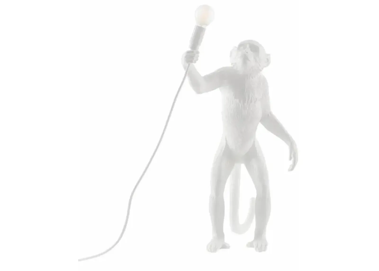 Monkey Lamp - Standing White By Seletti