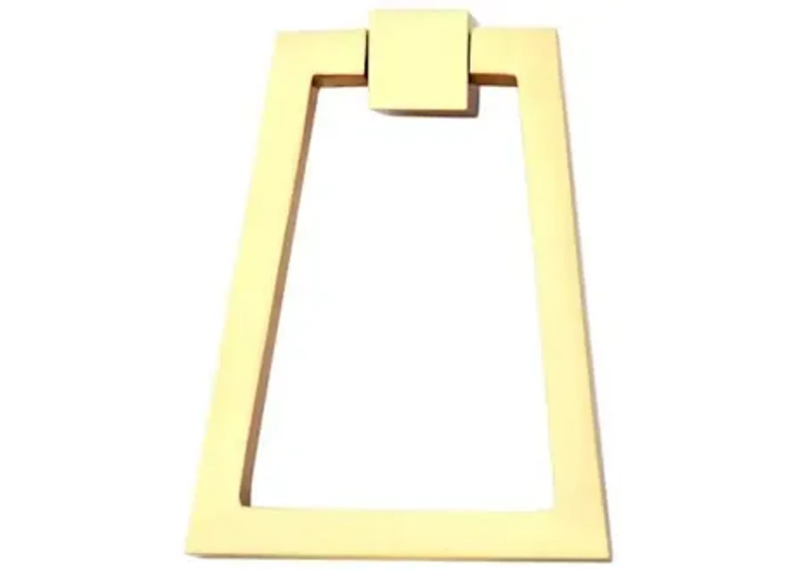 Triangle Ring Pull - Brushed Brass