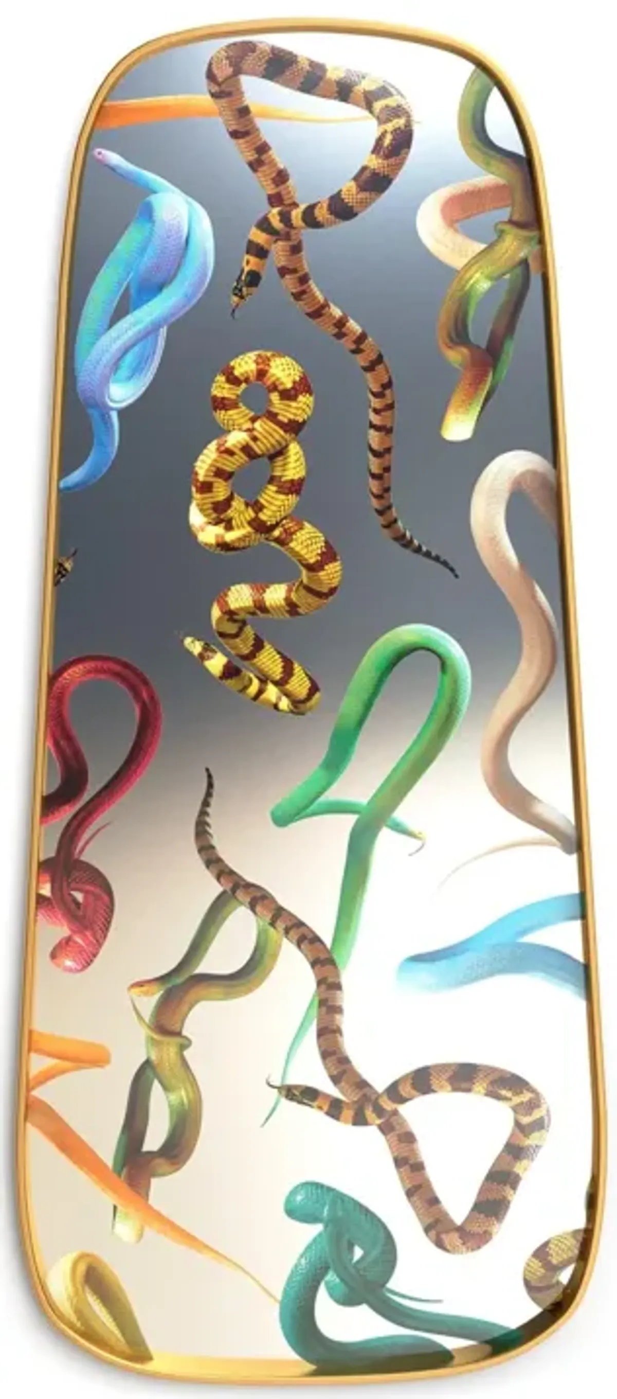 Snakes Mirror Large by Seletti