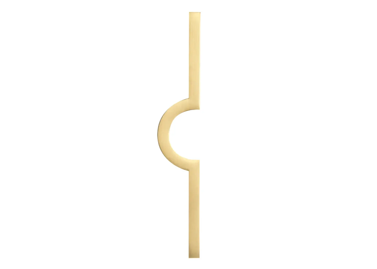 Long Semicircle Handle Gold