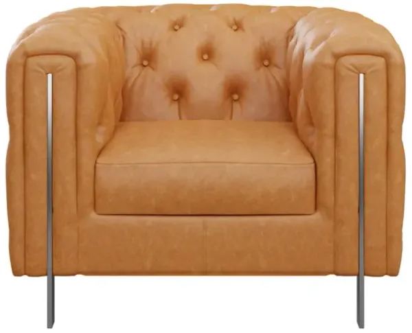 Duval Chair in Tobacco Leather