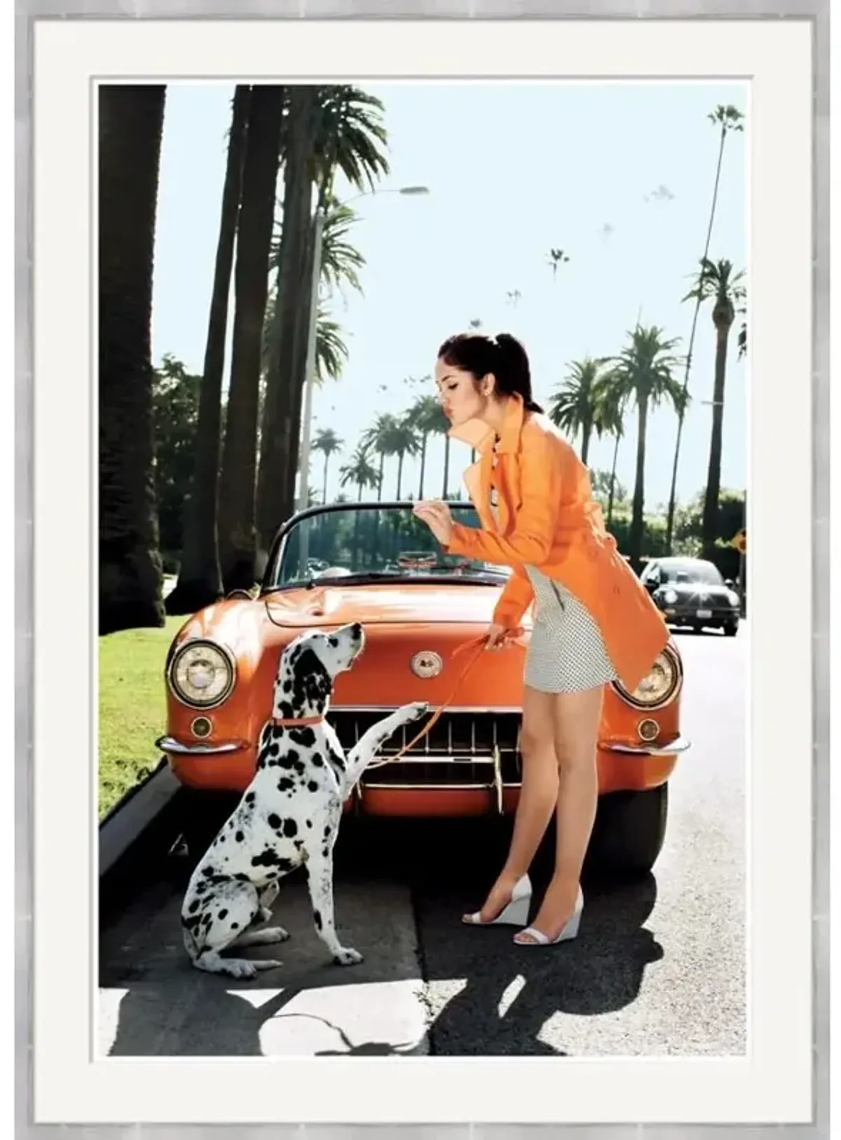 Self Magazine 'Woman giving treat to Dalmatian' by Arthur Elgort, June 2008