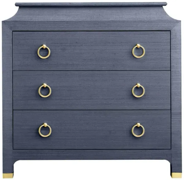 Espionage Chest Petite in Norris Grasscloth