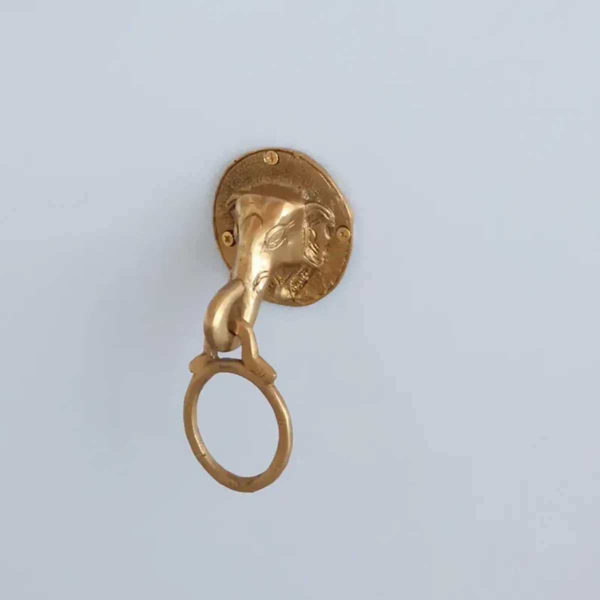 Brass Elephant Ring Pull