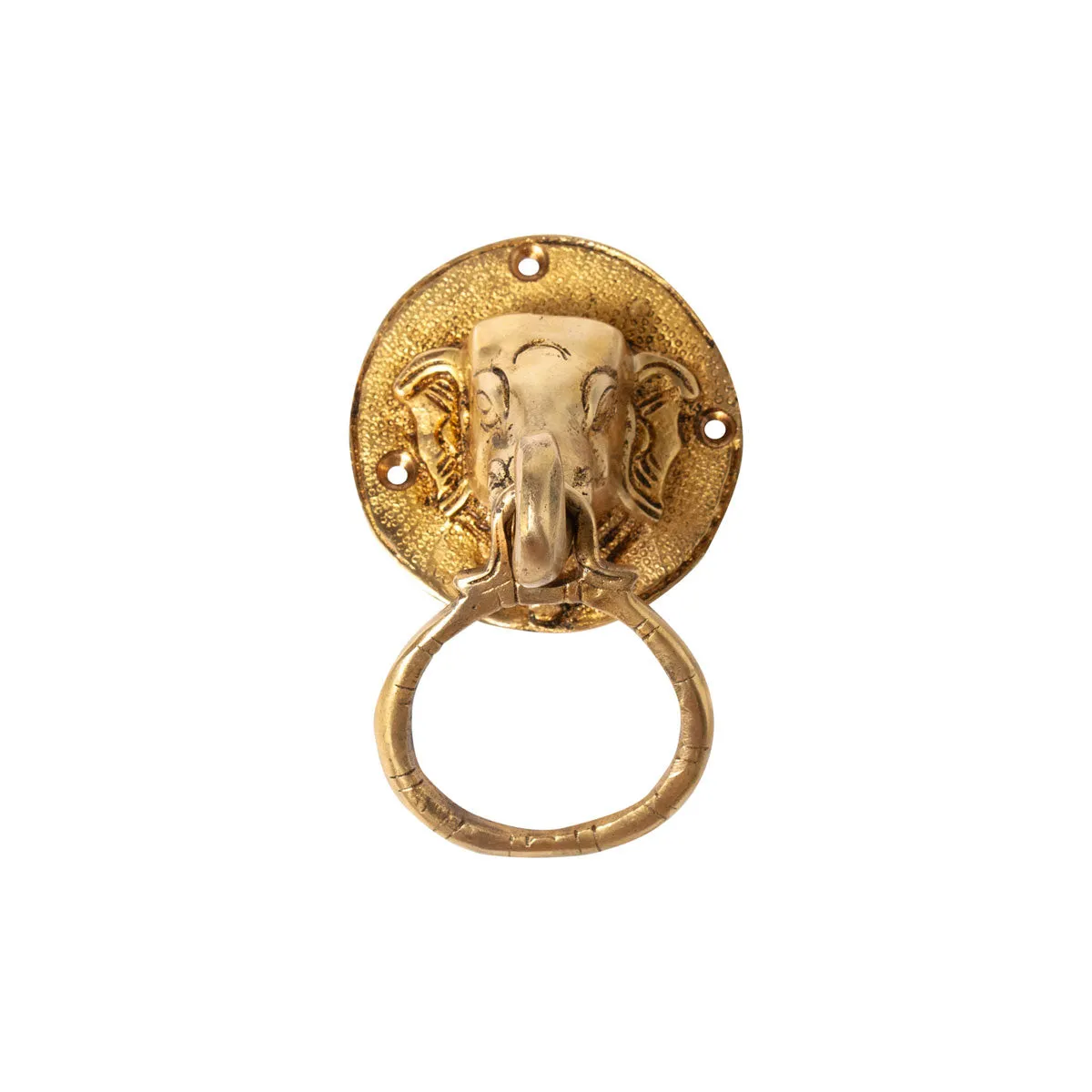 Brass Elephant Ring Pull