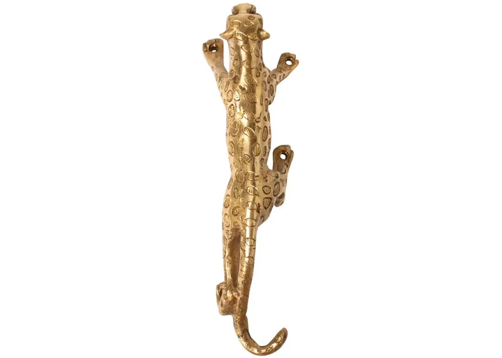 Brass Leopard Handle