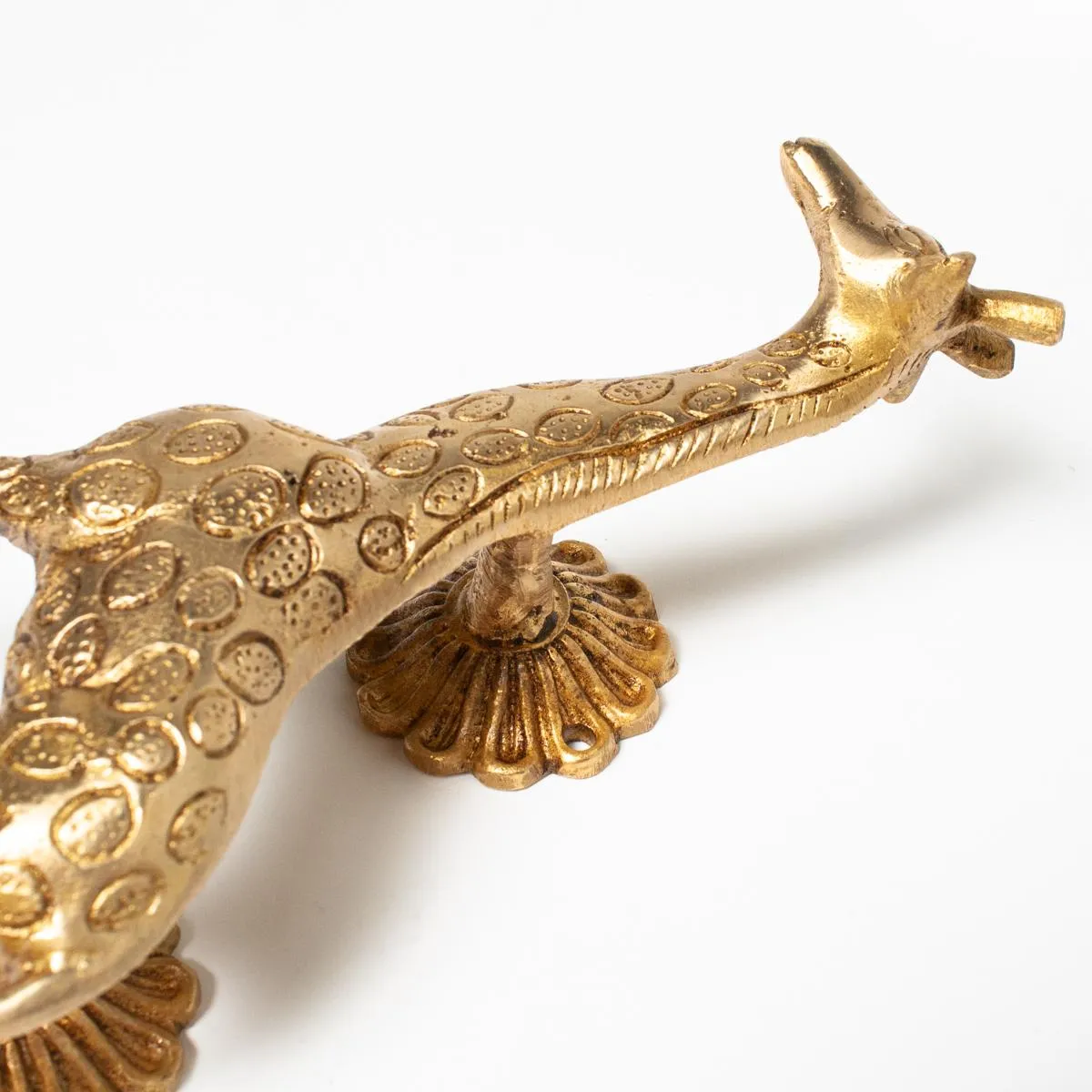 Brass Giraffe Handle - Right