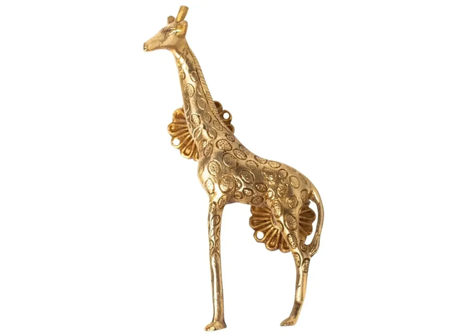 Brass Giraffe Handle - Right