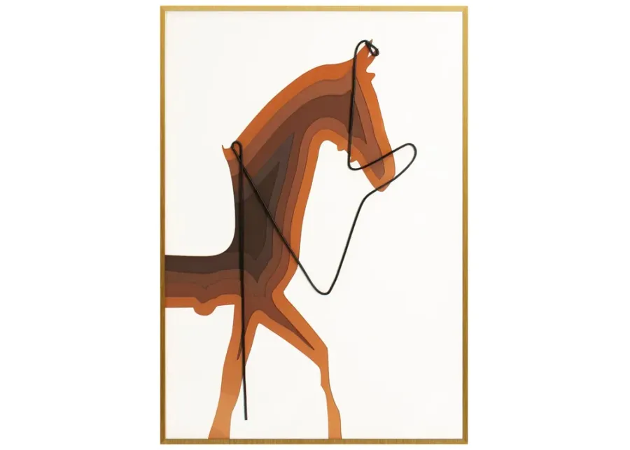 Brown Horse - Right Facing