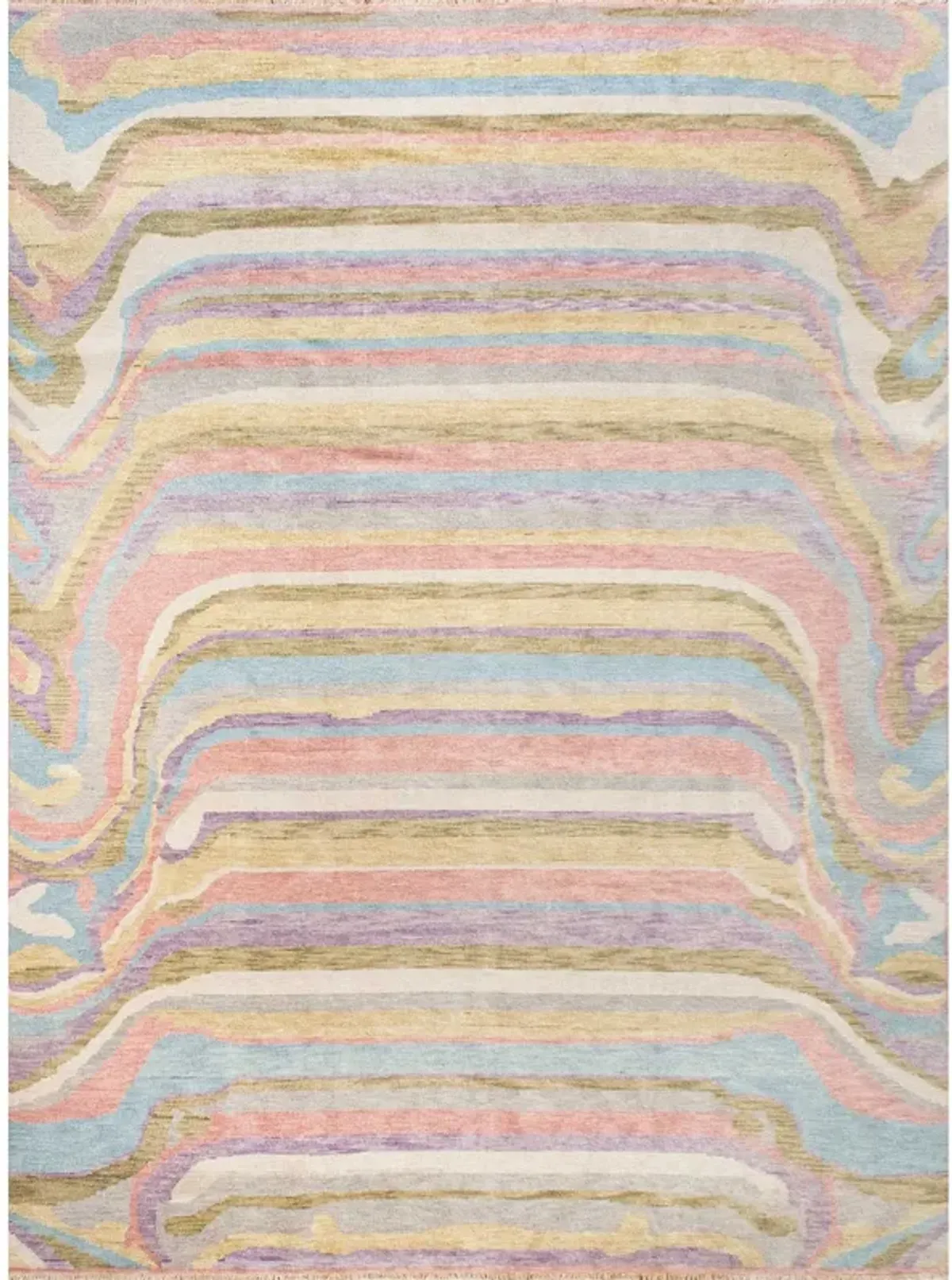 Paint Mix Turkish Knot Rug