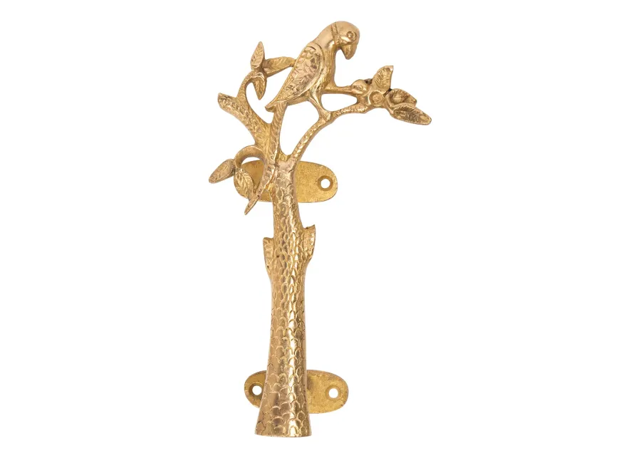 Brass Parrot Handle - Right