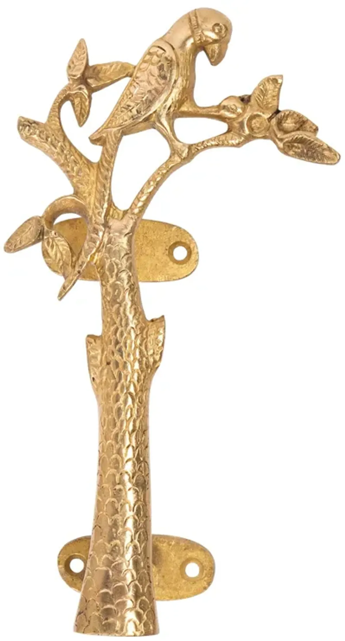 Brass Parrot Handle - Right