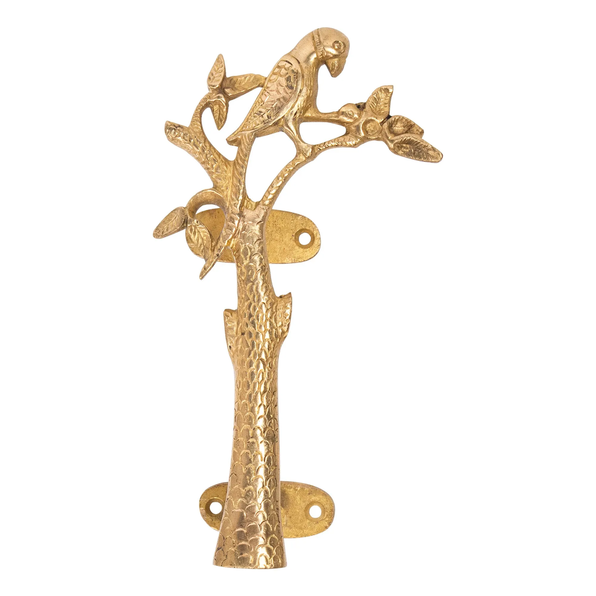 Brass Parrot Handle - Right