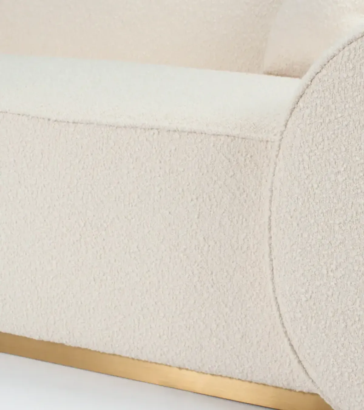 Martita Sofa in Ivory Boucle