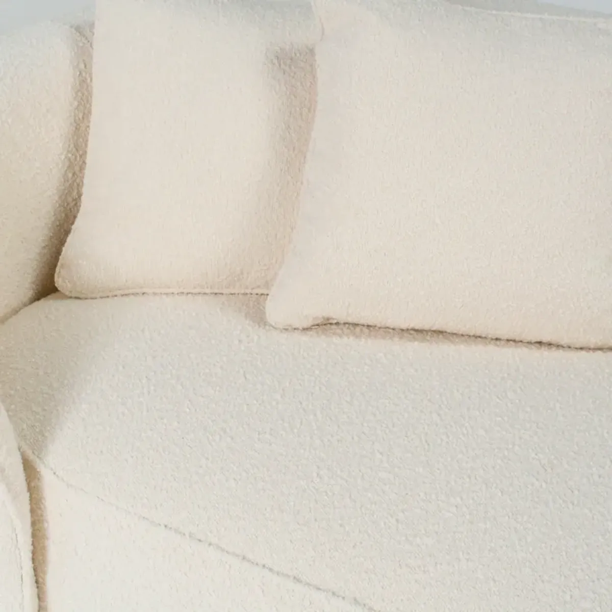 Martita Sofa in Ivory Boucle